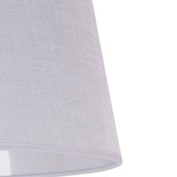 Klosz Classic L do lamp podłogowych, biały/przezroczysty