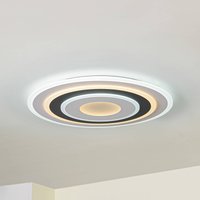 Plafonnier LED Lindby Rebeka, rond, Ø 70 cm, CCT, à intensité variable