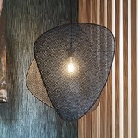 Screen pendant light, , , rattan