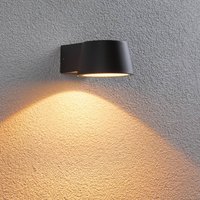 Paulmann LED-utomhusvägglampa Capea, antracit, aluminium, IP44