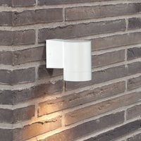 Nordlux Tin Maxi outdoor wall light, white metal