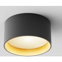 Maytoni LED-downlight Vega, svart/guld, Ø 14 cm, 15W, aluminium