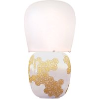 kdln Hive table lamp, white, height 47 cm ceramic/glass