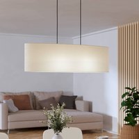 EGLO Febres hänglampa, svart/vit, 2 lampor.