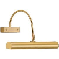 Knapstein Grit-30 picture light, length 30 cm, matt brass colour