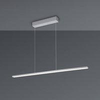 Bopp LED hanging light Baseline 2.0, aluminium, length 119 cm