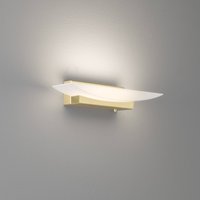 FISCHER and HONSEL LED wall light Bowl TW CCT width 30 cm, brass
