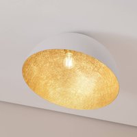 SIGMA Taklampa Sfera, Ø 50 cm, vit/guld