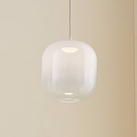 Lucande LED-pendellampa Avelina, Ø 14cm, 1-ljus, svart