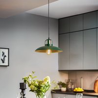 Eko-Light Pendellampa Felix, grön/guld, 1 lampa