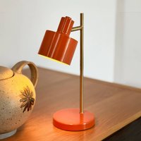 Dyberg Larsen Ocean Mini LED rechargeable table lamp, orange