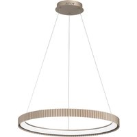 Luce Ambiente Design Niike LED hanging light, gold-coloured, Ø 70 cm, metal, CCT