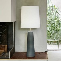 MARKET SET bordslampa Cosiness, 102 cm, grå/vit, keramik