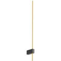 Wever & Ducré Lighting WEVER & DUCRÉ Finlin 1,0 vägg svart/guld 2 700 K