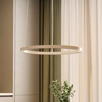Molto Luce PERFORA PRO M LED hanging light, Ø 66 cm, white, DALI up/down, CCT
