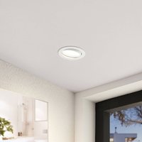 Arcchio LED recessed light Katerin, white, swivelling, set of 10