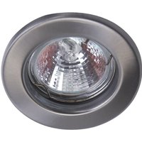 Heitronic Low-voltage recessed spotlight stainless steel MR16 rigid