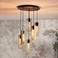 EGLO Littleton pendant lamp, six-bulb