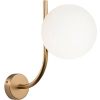 Maytoni Rendez-vous vägglampa, vit glasskärm