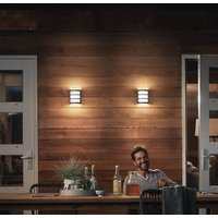 Philips LED-vägglampa för utomhusbruk Python UE, antracit