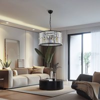 Avonni Hänglampa AV-1667-3BSY med kristallglasstavar