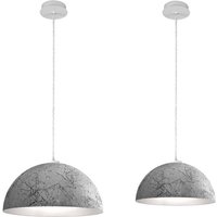 austrolux Cult Vintage pendant light, silver, Ø 40 cm