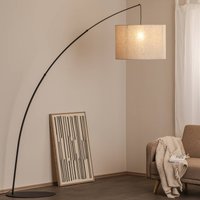 TK Lighting Moby Nature floor lamp with textile shade