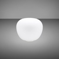 Fabbian Lumi Mochi bordslampa, liggande, Ø 20 cm