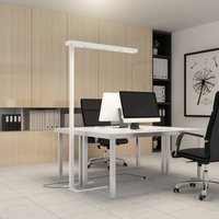 Arcchio LED office floor lamp Susi, set of 2, white, sensor