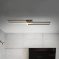 Briloner LED-taklampa Frame 2 lampor 110 x 25 cm CCT guld