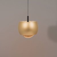 Mantra Iluminación Roller LED hänglampa, guldfärgad, ställbar, glaslins