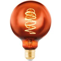EGLO LED Globe E27 G95 4W Filament 2,000K koppar