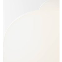 Brilliant Blop hanging light made of glass, white