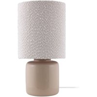 Globen Lighting Tischleuchte Florian, weiß/beige, Höhe 39 cm