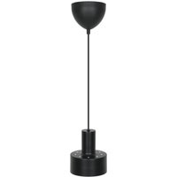 Nordlux Matis pendant light, black, Ø 13 cm, metal