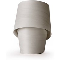 LZF LAMPS LZF Tiny table lamp, grey, height 22 cm, wood veneer