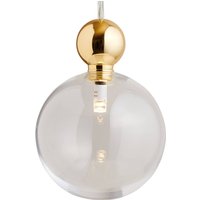 EBB & FLOW Uva L Hänglampa, boll guld, klar