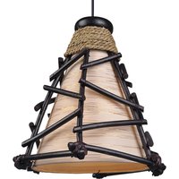 Woru Suspension décorative Romy avec bois