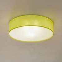 ORION Grön textil-taklampa Jitendra