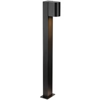 Markslöjd LED-väglampa Alor, svart, IP65, höjd 75 cm, dimbar