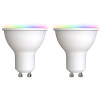 LUUMR Smart GU10 4.7W RGBW CCT ZigBee Tuya Hue 2er