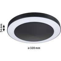 Paulmann LED-utomhuslampa Circula, antracit, sensor, IP44