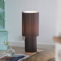 Markslöjd Catis table lamp, grey, 45 cm high, textile, E27