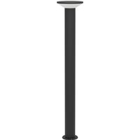 LED-Wegelampe Rigosa, schwarz, Höhe 100 cm, Metall