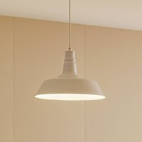 Lindby Laylan pendant light, white, Ø 36 cm, metal