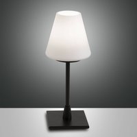 Fabas Luce Lucy LED table lamp with touch dimmer, black