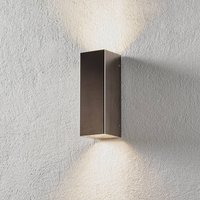 LCD Senta outdoor wall light, stainless steel