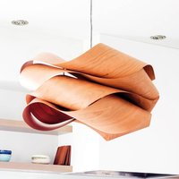 LZF LAMPS LZF Link pendant black cable Ø 69 cm cherry wood