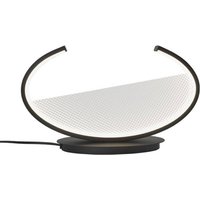 Viokef Lampe à poser LED Adele, hauteur 22 cm, noir, métal