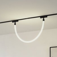 Lindby LED rope light Lumaro, length 100 cm, textile, 48 V